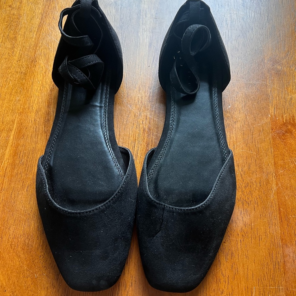 Asos Flats, Black, Size 9 but fit like a 10